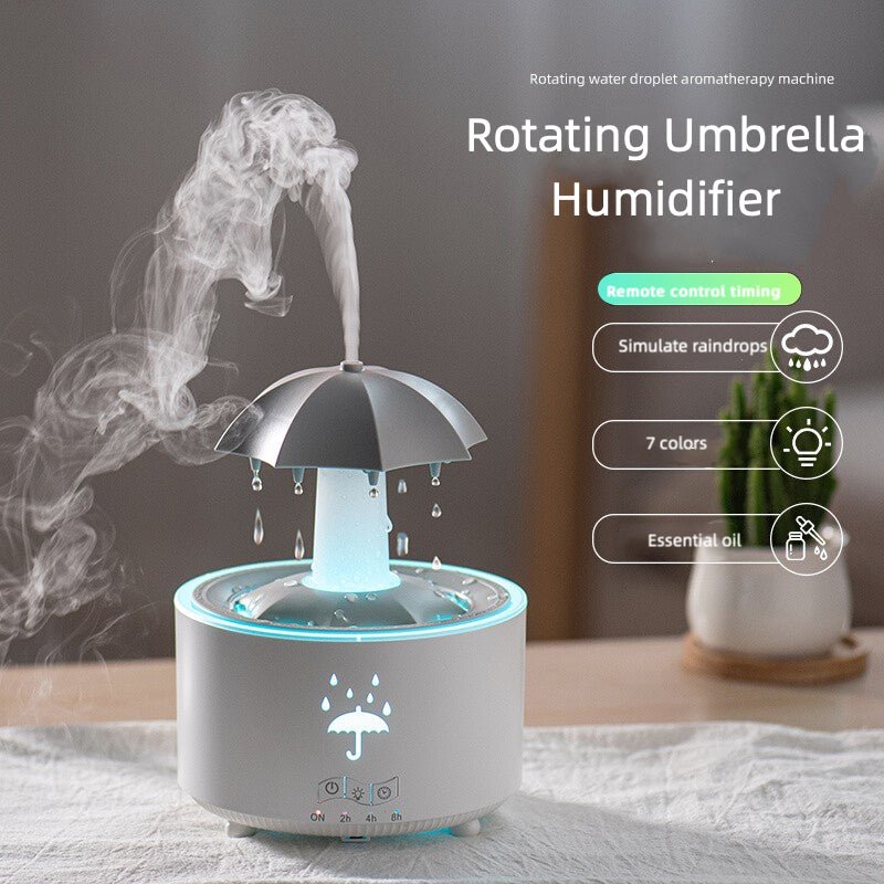 Rotating umbrella humidifier - Essentia